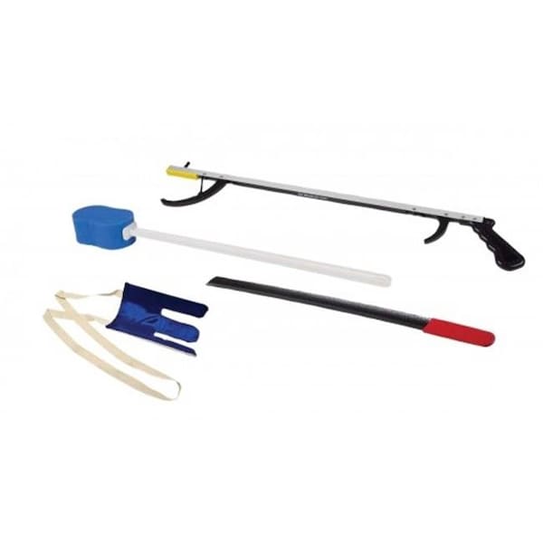 Makeover Makeup Hip Kit No 2 - 32 in. Reacher; Sock & Stocking Aid; 24 in. Metal Shoe Horn; Contoured Sponge MA71317 - main